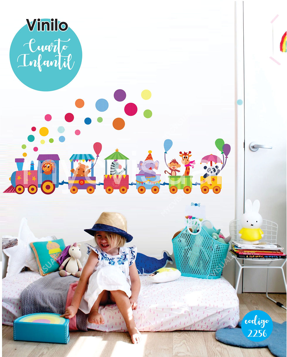 Miniatura: Vinilo Decorativo Infantil Tren Trencito De Paseo 140cm