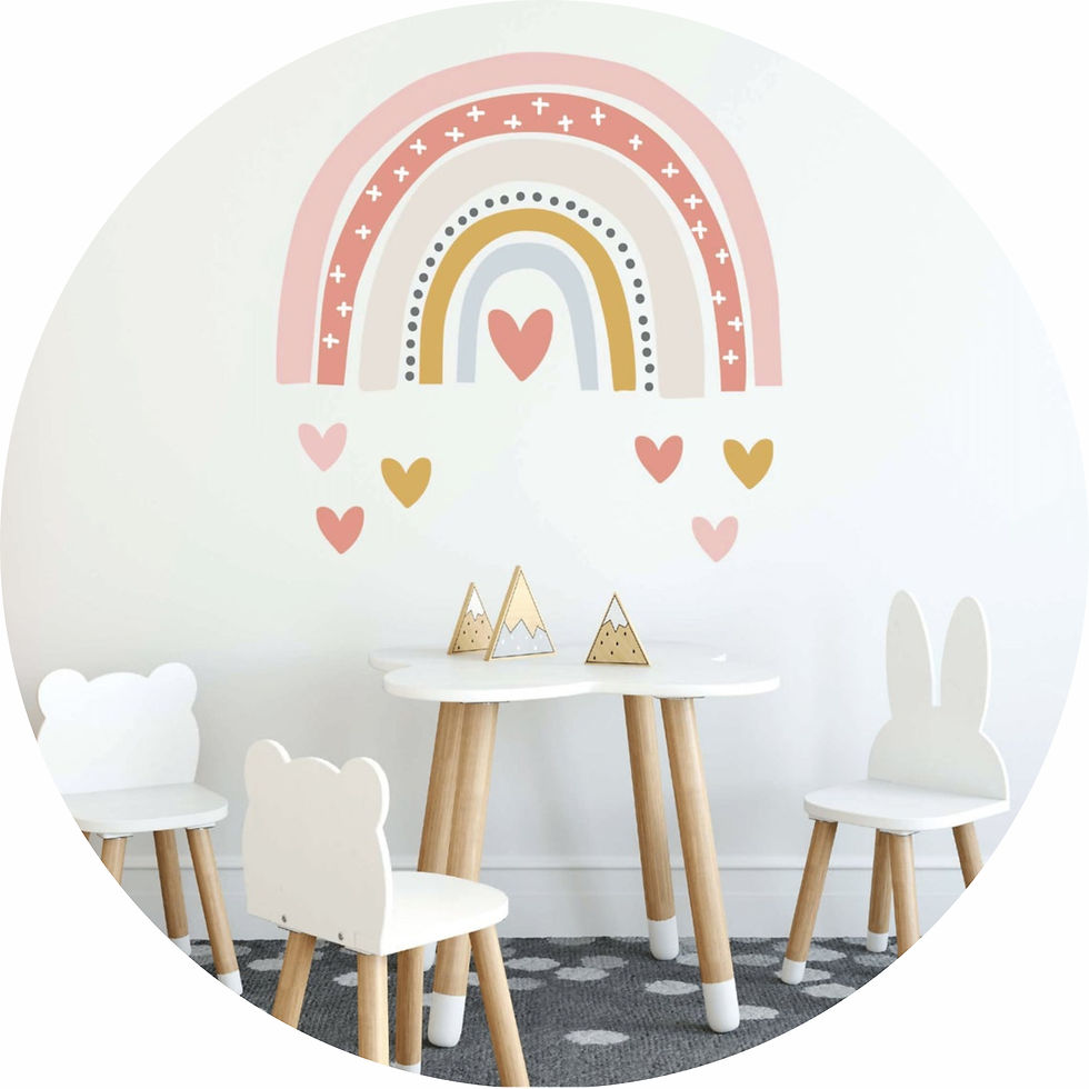 Vinilos Infantiles Arcoiris Nordico