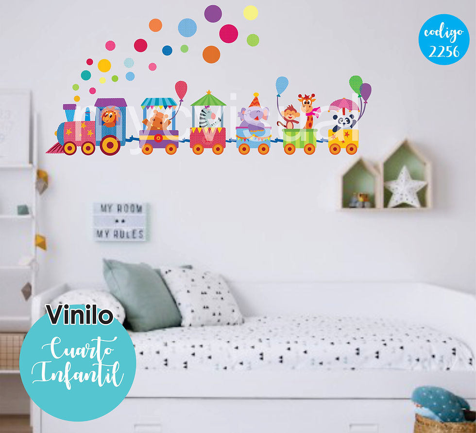 Miniatura: Vinilo Decorativo Infantil Tren Trencito De Paseo 140cm