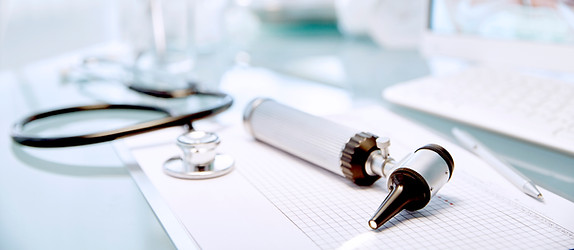 Desk with Stethoscope