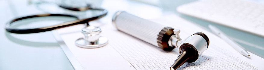 Desk with Stethoscope