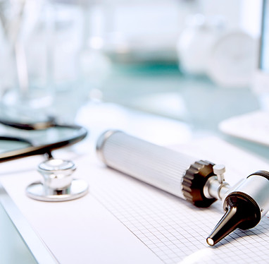 Desk with Stethoscope