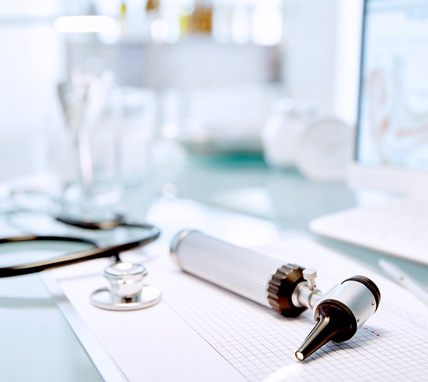 Desk with Stethoscope