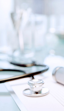 Desk with Stethoscope