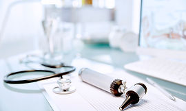 Desk with Stethoscope