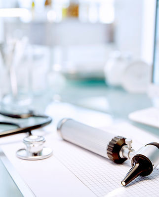 Desk with Stethoscope