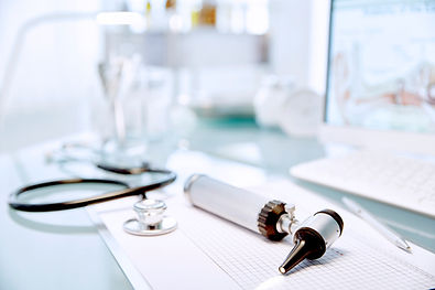 Desk with Stethoscope