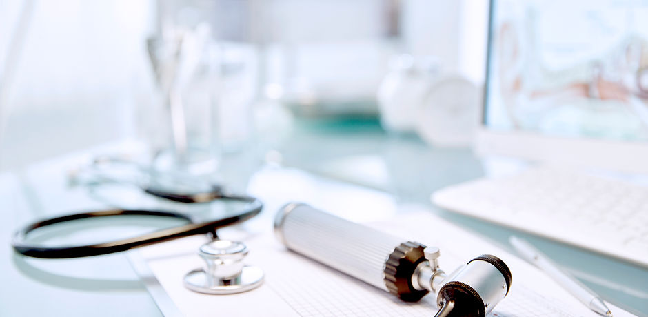 Desk with Stethoscope