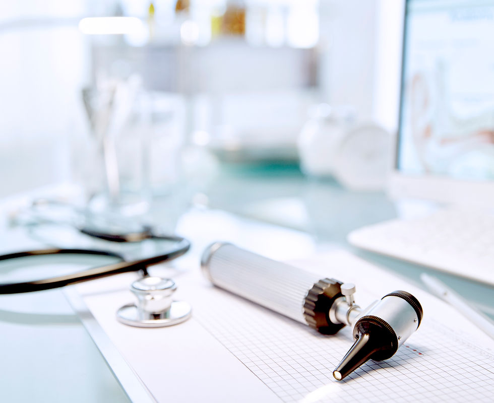 Desk with Stethoscope
