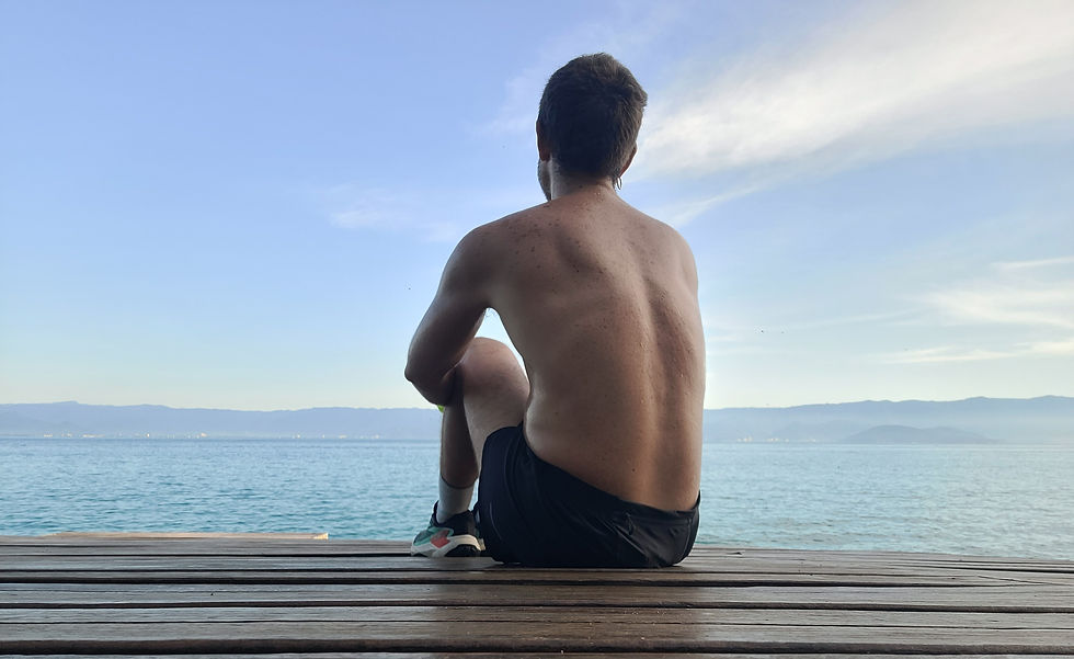 el autor, después de la corredera