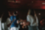 Young adults worshipping
