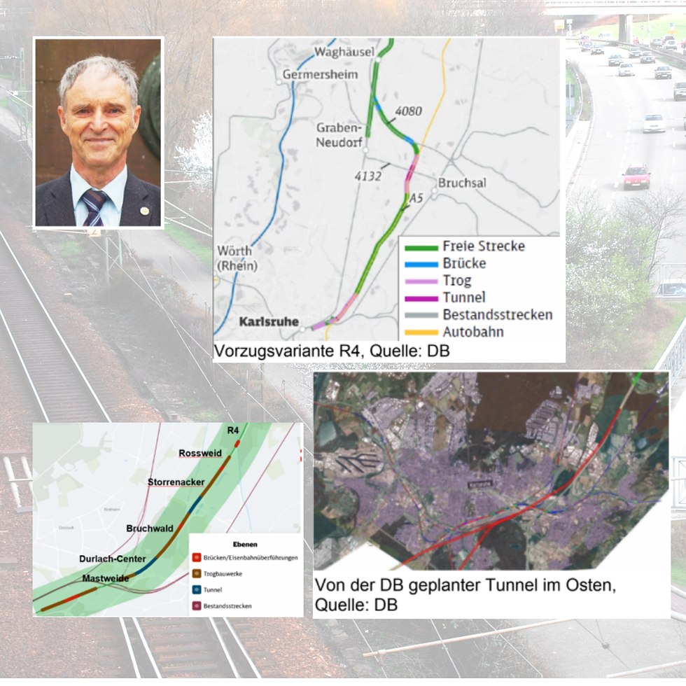 Bahnprojekt Rotterdam - Genua, Teilbereich Mannheim - Karlsruhe