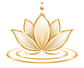 Icône lotus doré représentant le spa privatisé des Massages Anmo à Beausemblant.