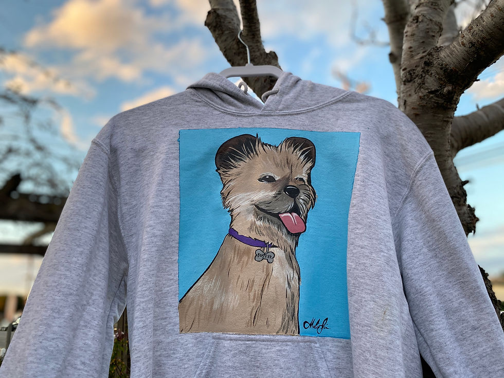 Thumbnail: Custom Painted Hoodie