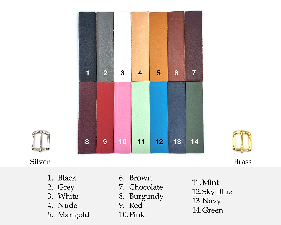 Thumbnail: Leather Buckle Collar (Med-Large Breeds)