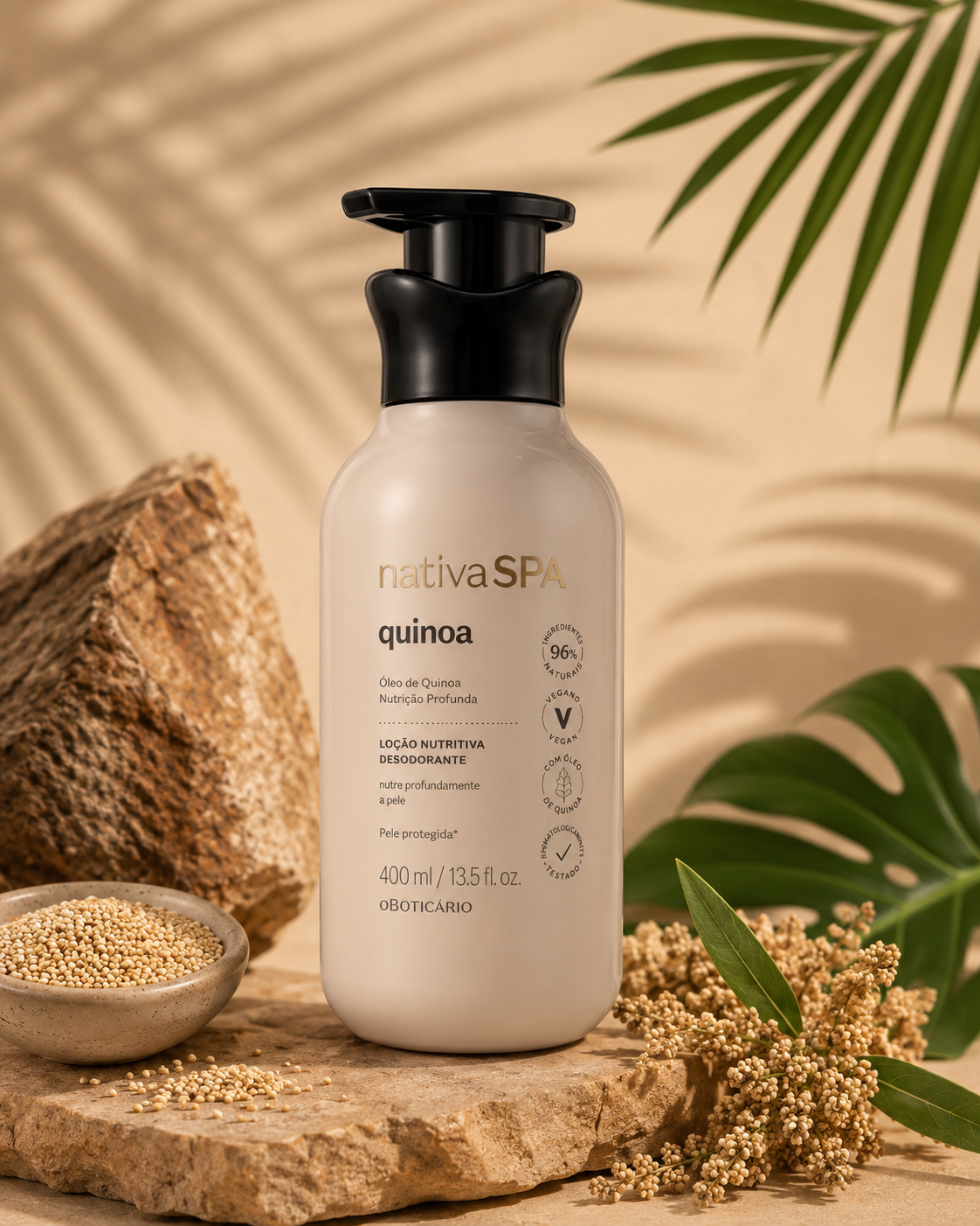 Crema Corporal Nativa Spa Quinoa 400ml | O Boticário
