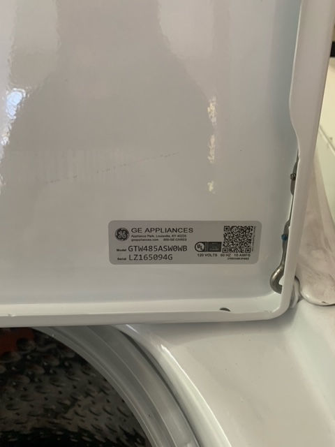 Thumbnail: GE Electric Top-Load Dryer White