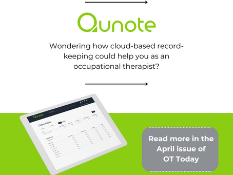 Get your free trial of cloud-based clinical records with Qunote