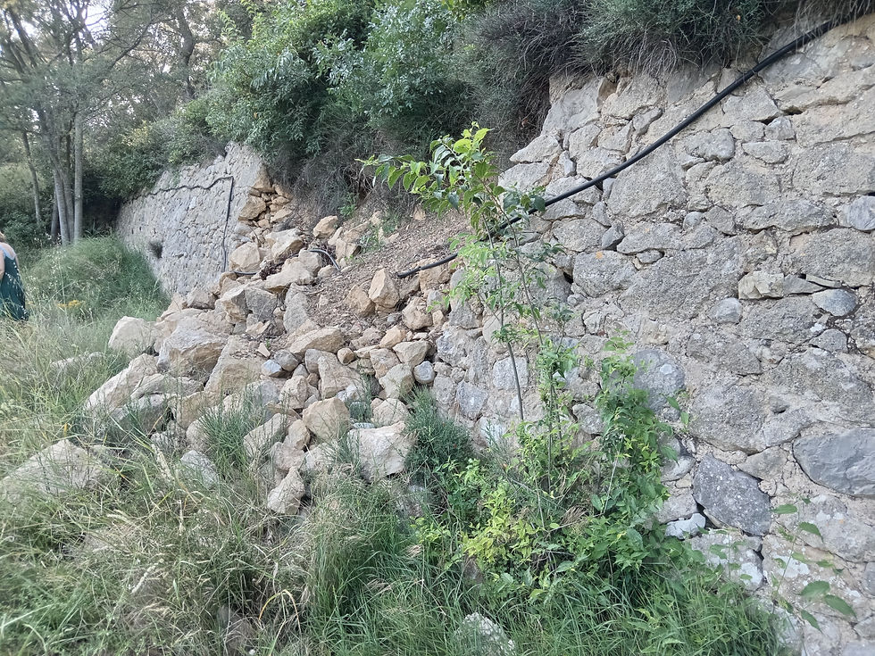 L'effondrement avant intervention