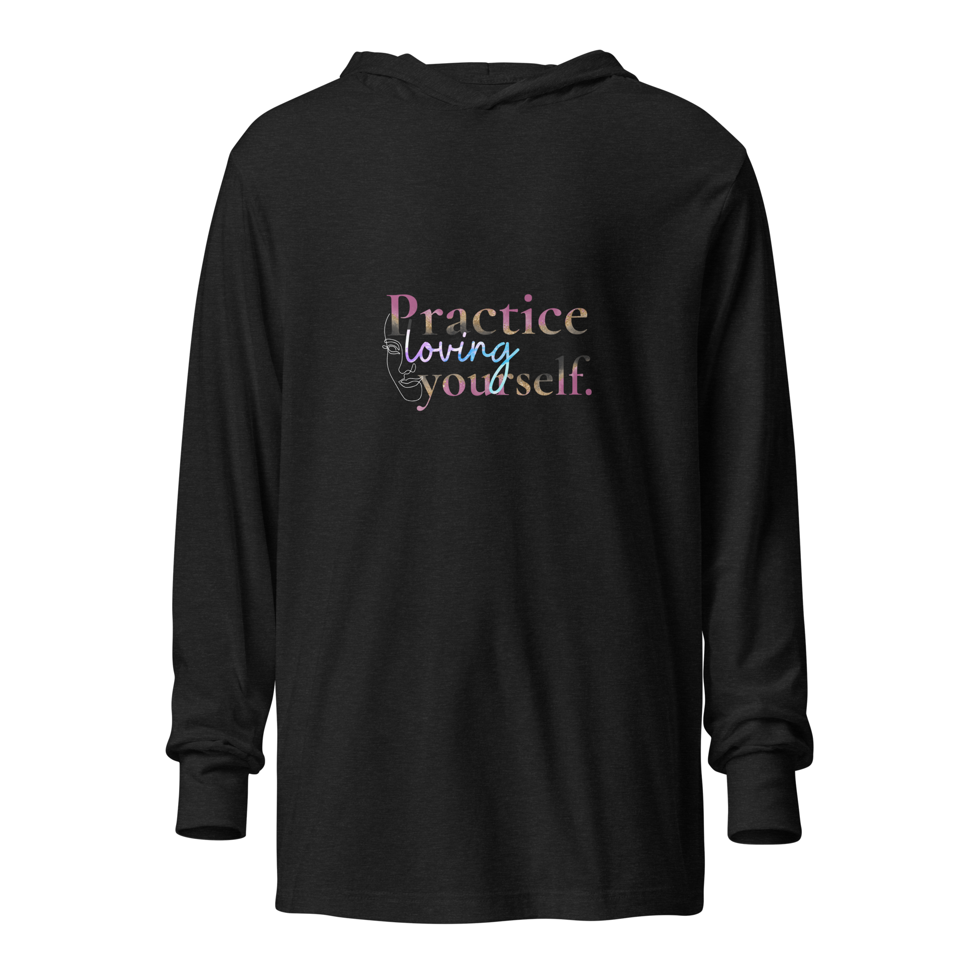 Hooded long-sleeve tee