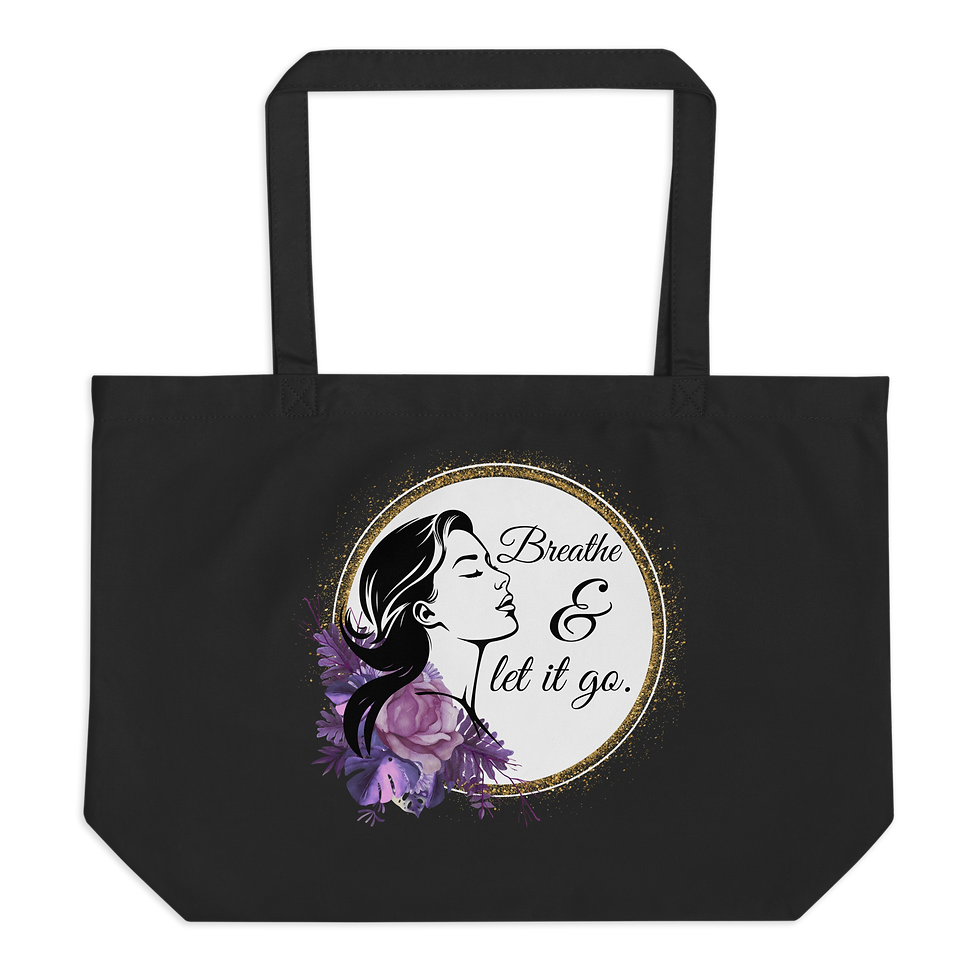 Large organic tote bag