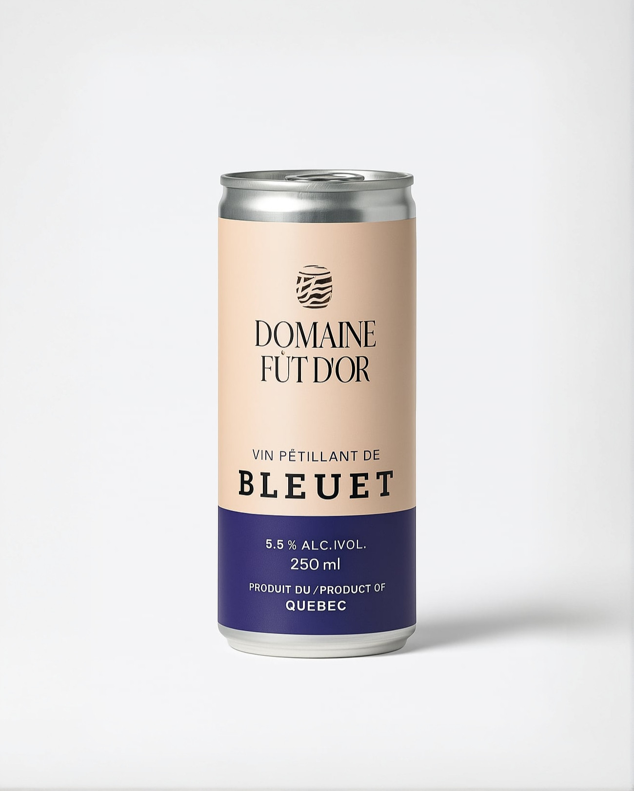 Vin pétillant de bleuet
