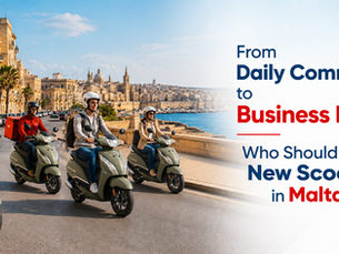 From Daily Commuters to Business Fleets: Who Should Buy a New Scooter in Malta?