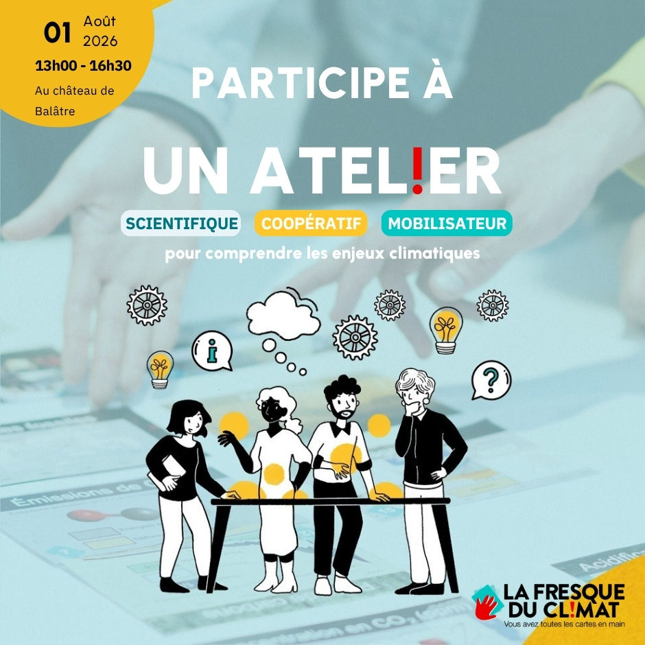 Participez à un atelier Fresque du Climat