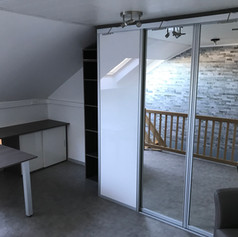 Dressing avec miroir sur mesure