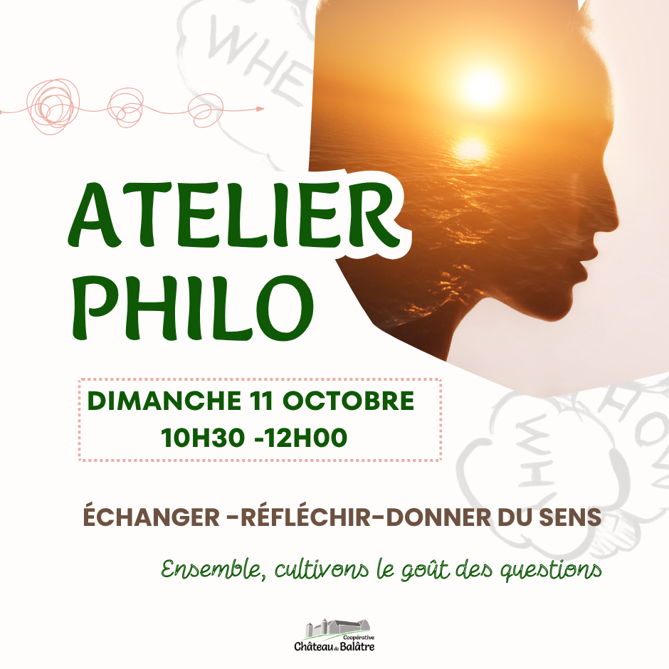 Atelier philo au château