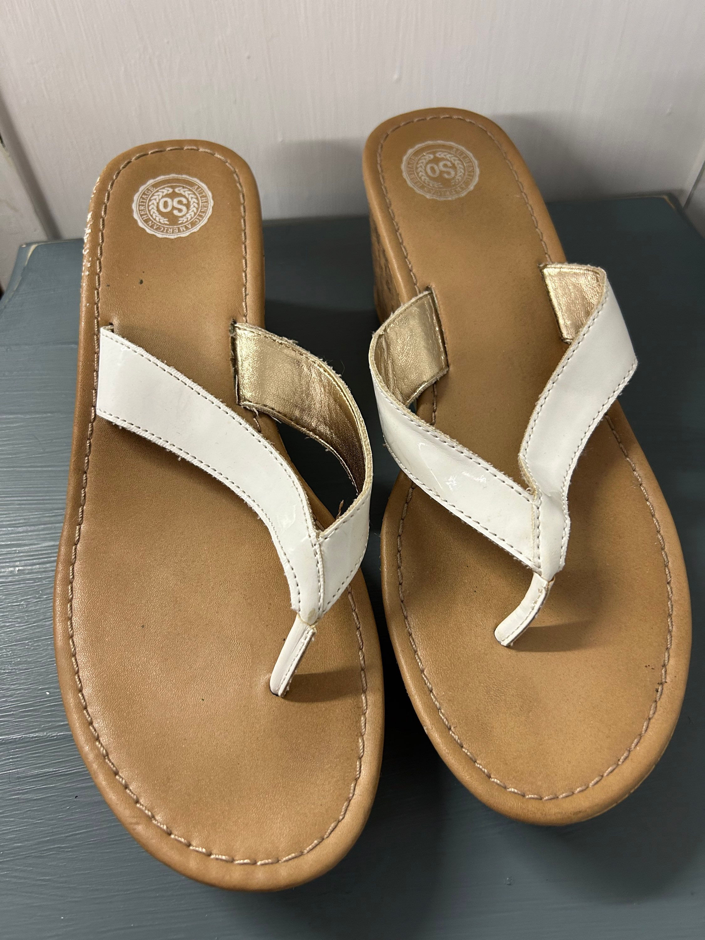 AS100 SO White Sandals Size 11