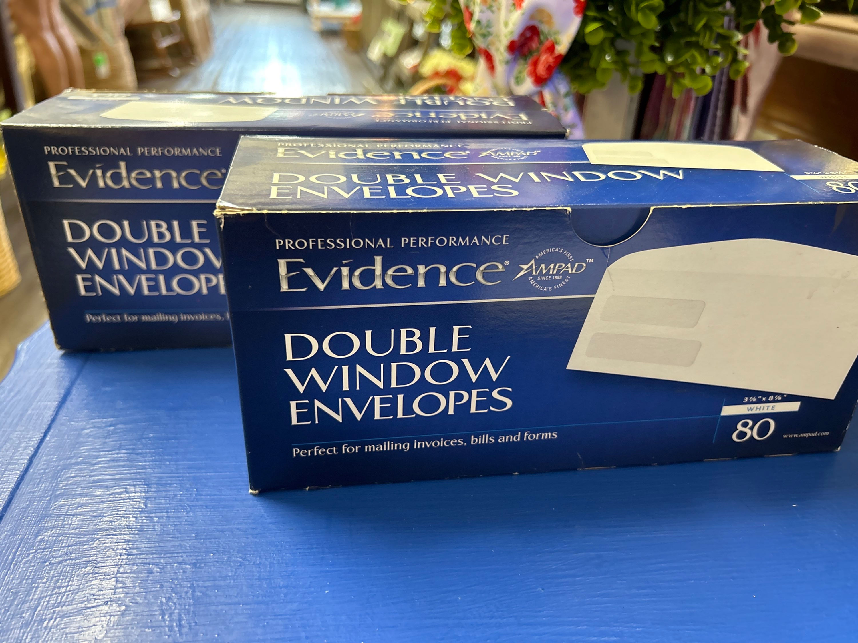 JC1997 Double Window Envelopes 80ct