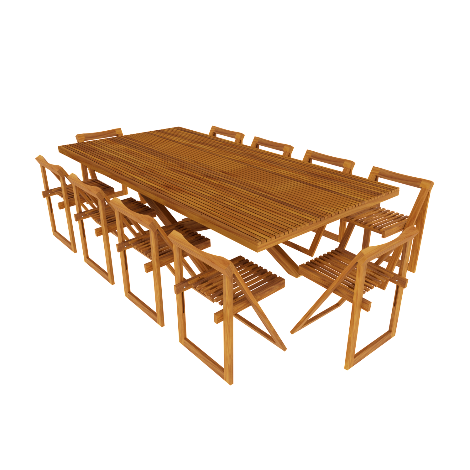 COMEDOR RECTANGULAR MOD TERRAZA 10P