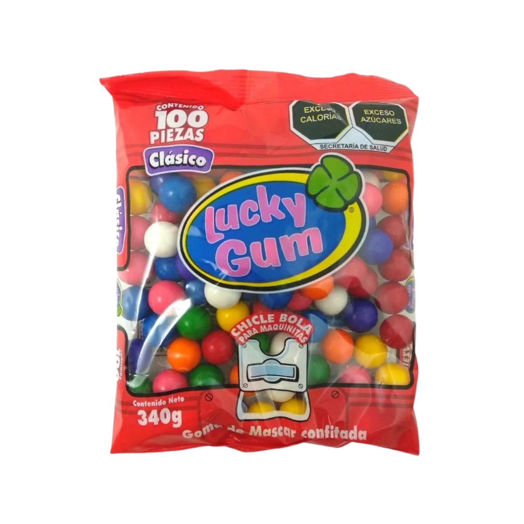 Chicle Bola Lucky Gum 20/100 Pzas