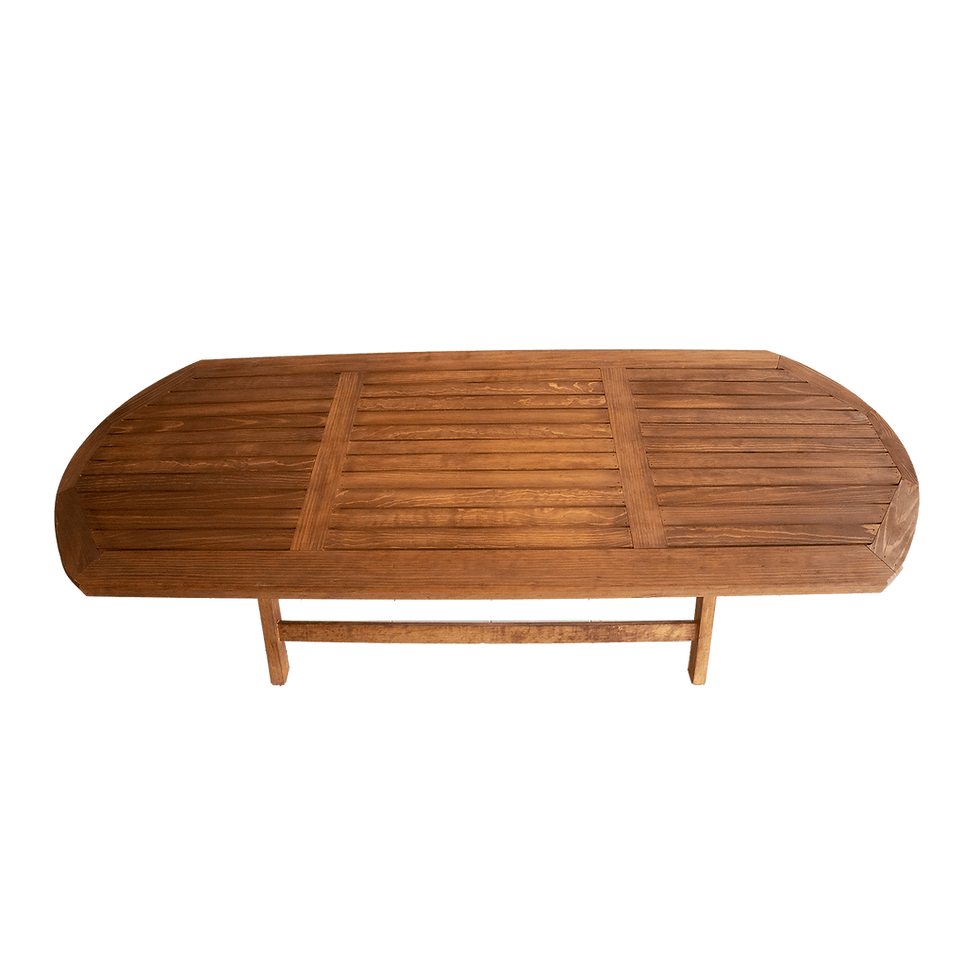 Miniatura: MESA OVALADA JARDIN OV100x210