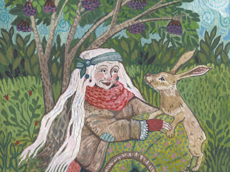 Elder Trees and the Botanical adventures of a very hungry artist