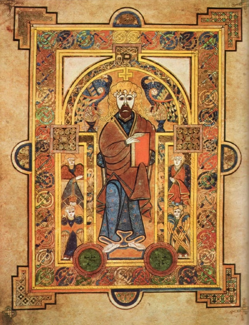 The book of Kells, circa 800