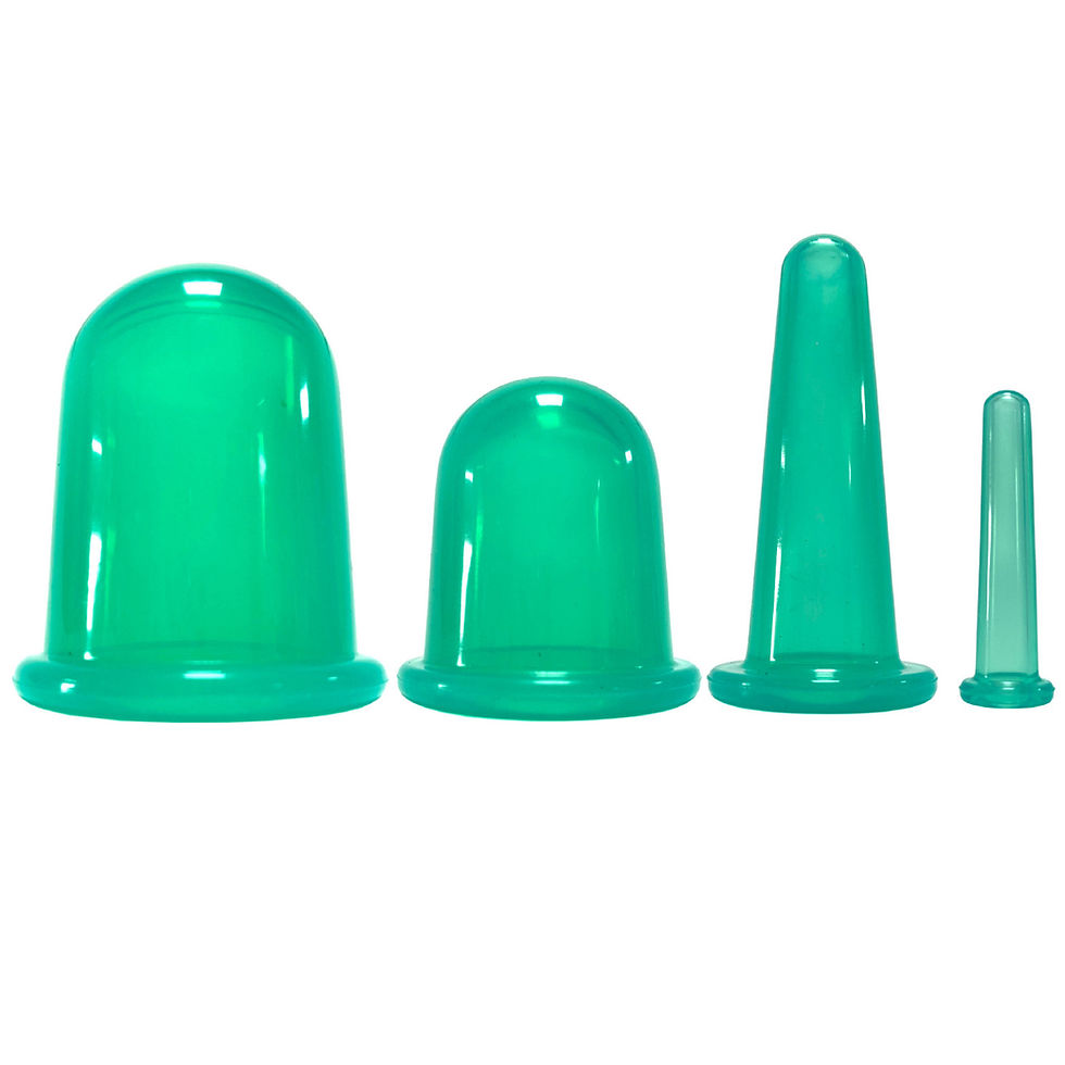 Miniature : Pack de 4 Ventouses de Massage en Silicone - 4 Tailles et 5 Couleurs différentes