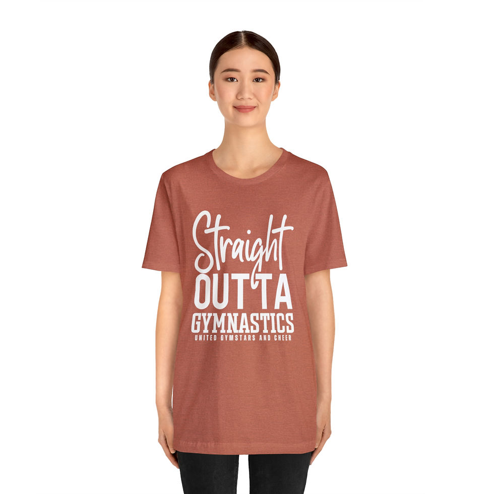 Thumbnail: Straight Outta Gymnastics - Unisex Jersey Short Sleeve Tee
