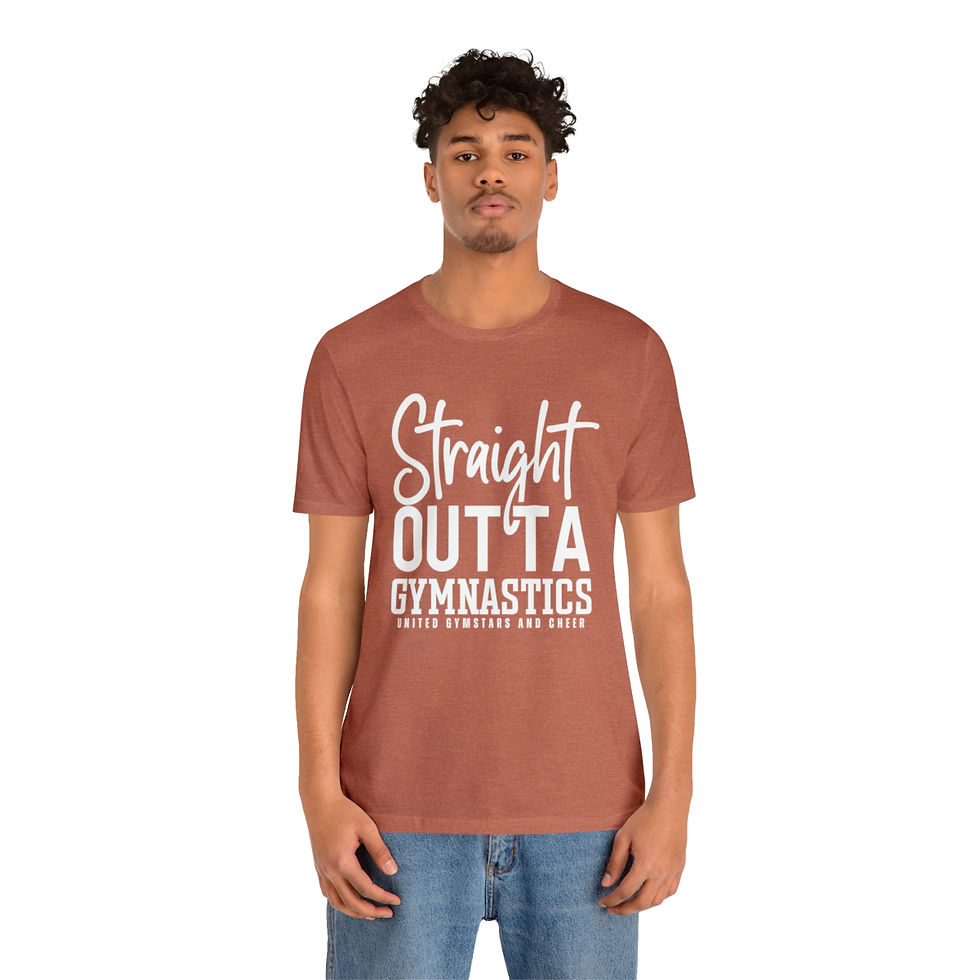 Thumbnail: Straight Outta Gymnastics - Unisex Jersey Short Sleeve Tee