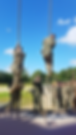 Rope climbing by ROTC members
