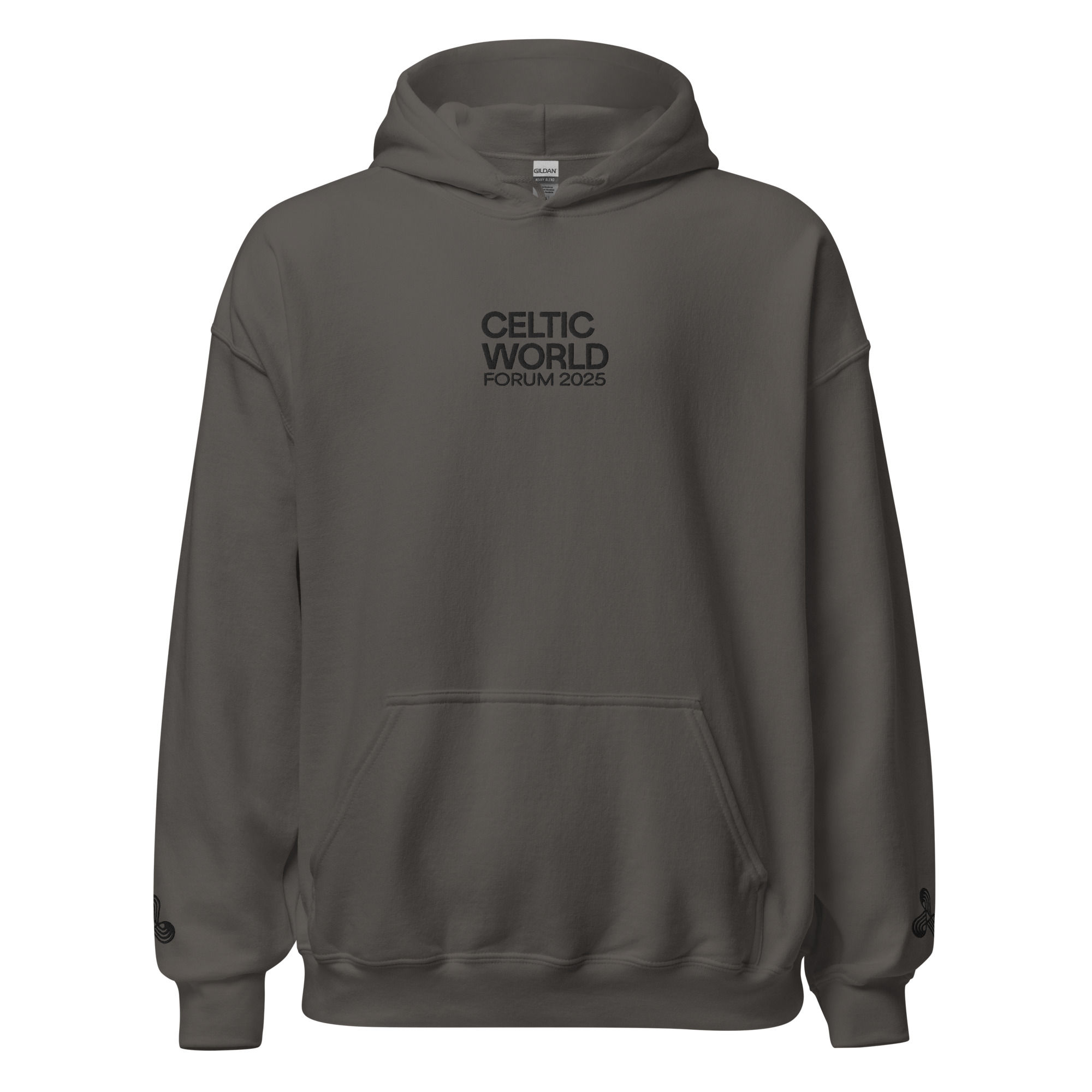 Black Text Hoodie