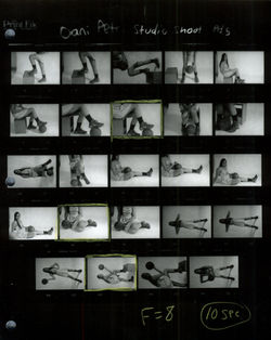 Studio Shoot Contact Sheet