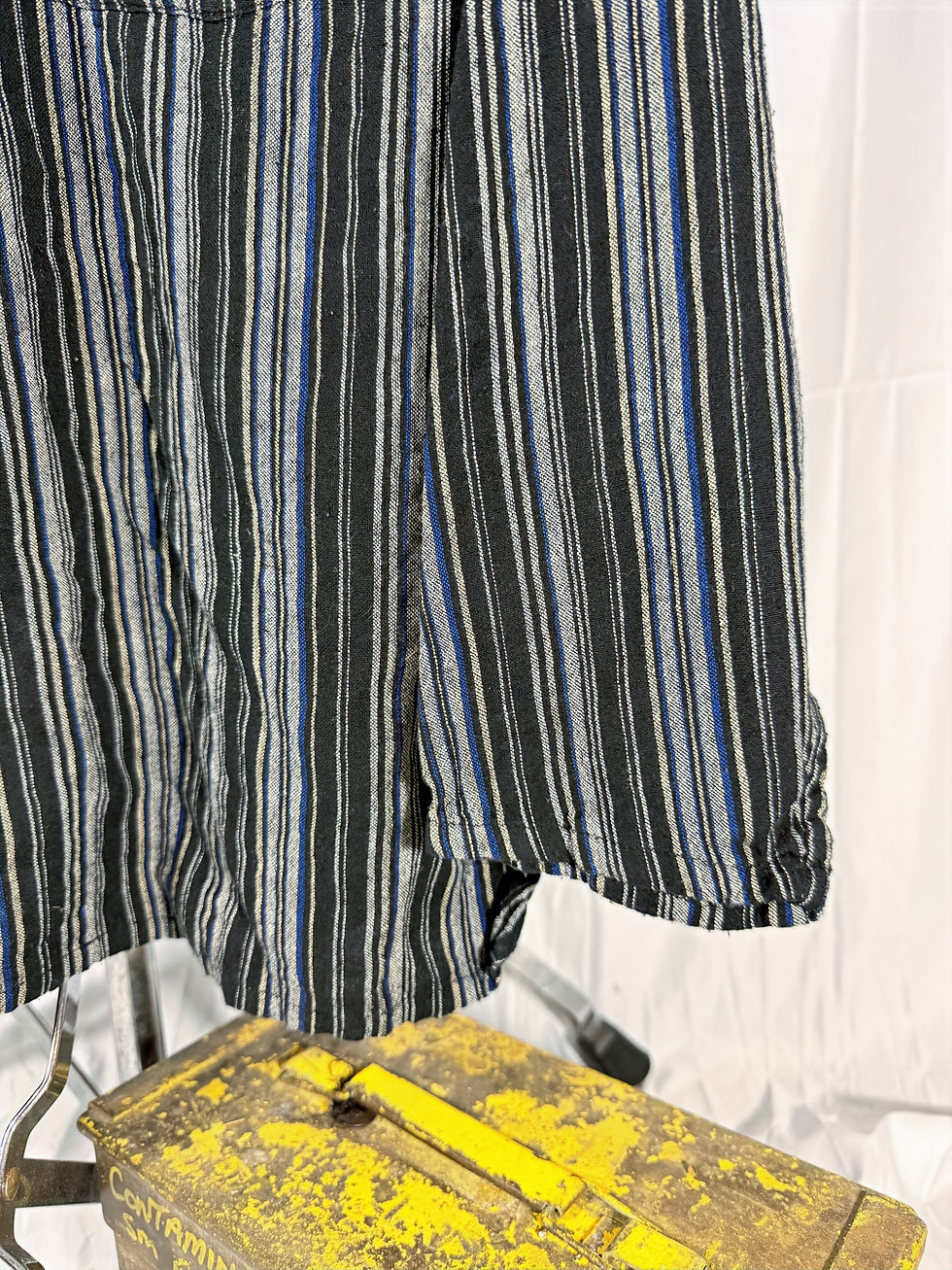 Thumbnail: Half-Button Grandad Collar Shirt (M)