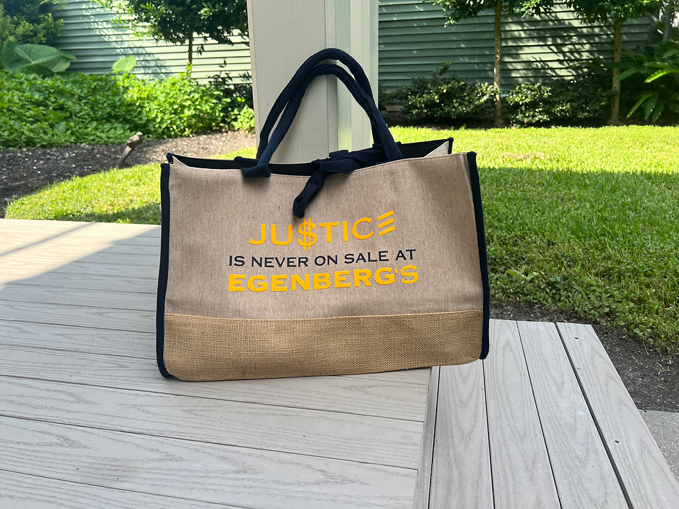 Thumbnail: Burlap Justice Bag