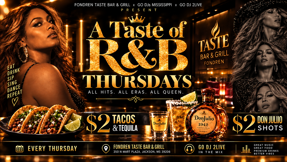 A Taste of R&B | Thursday at Taste Bar & Grill