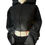 Thumbnail: FLAME RHINESTONE CROPPED HOODY