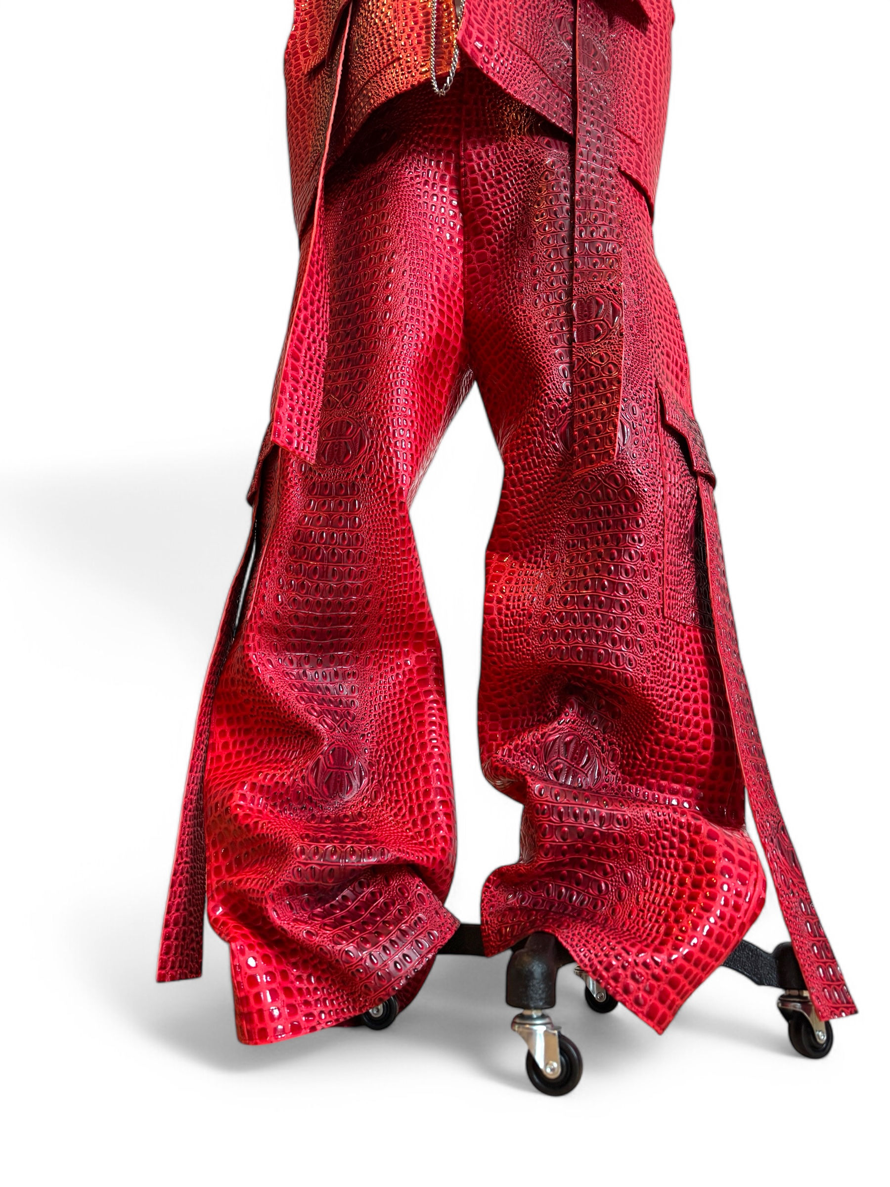 3D DRAGON PANTS RED