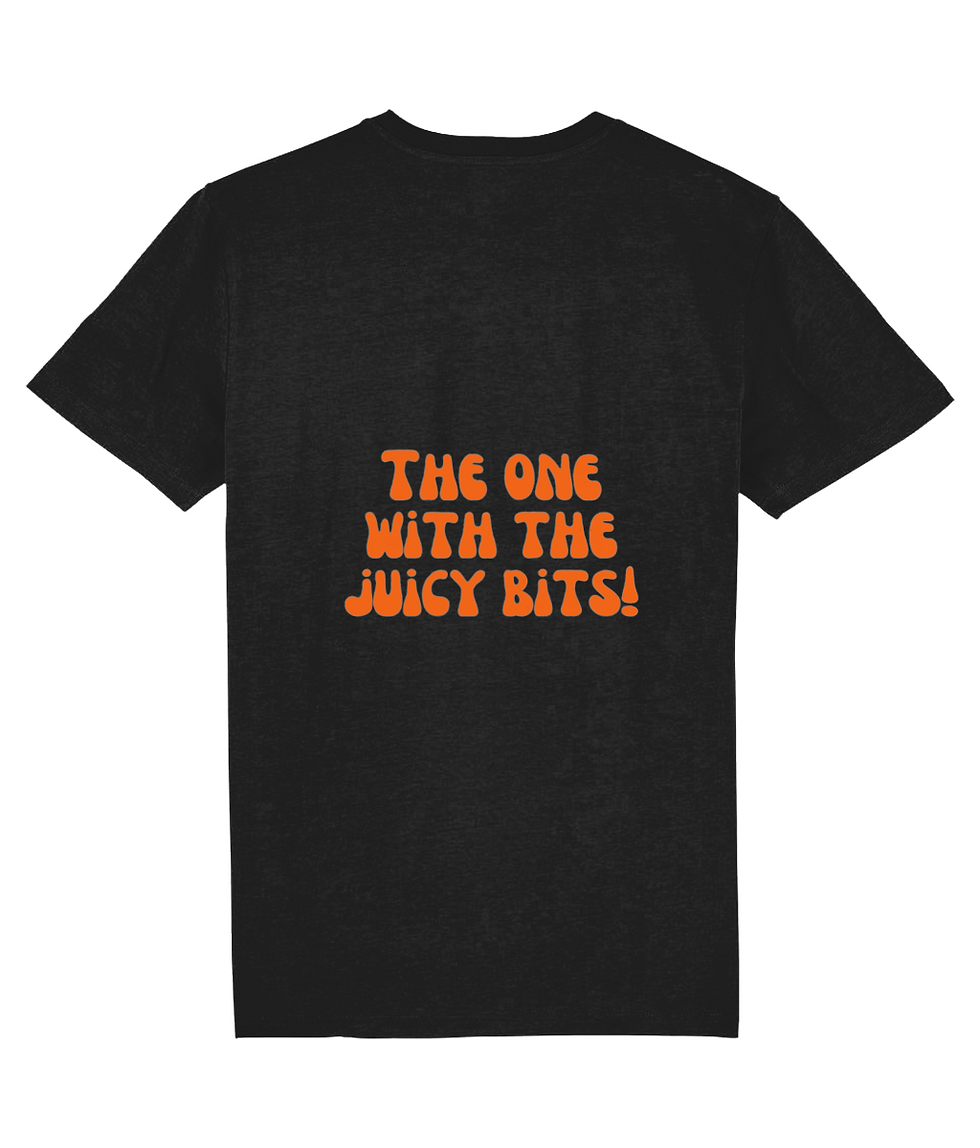 Thumbnail: Orange Gina T-shirt - Front & Back