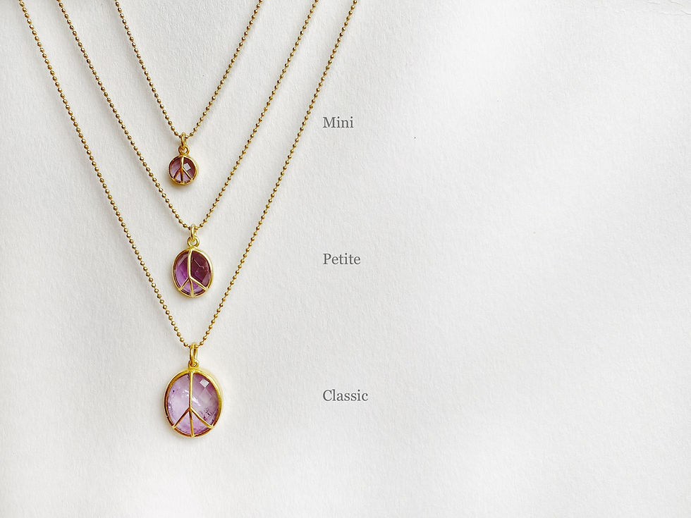 Thumbnail: P.S. Mini Peace Necklace